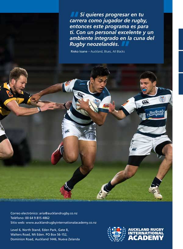 English to Spanish translation for Auckland Rugby Union